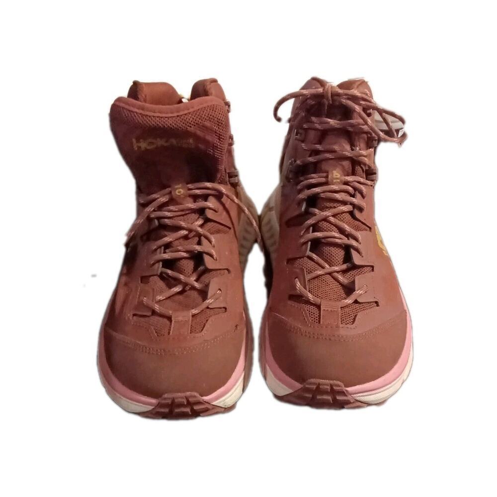 Hoka One One Tennine Hike GTX Cherry Mahogany Colorway Sz. 9.5 B Womens